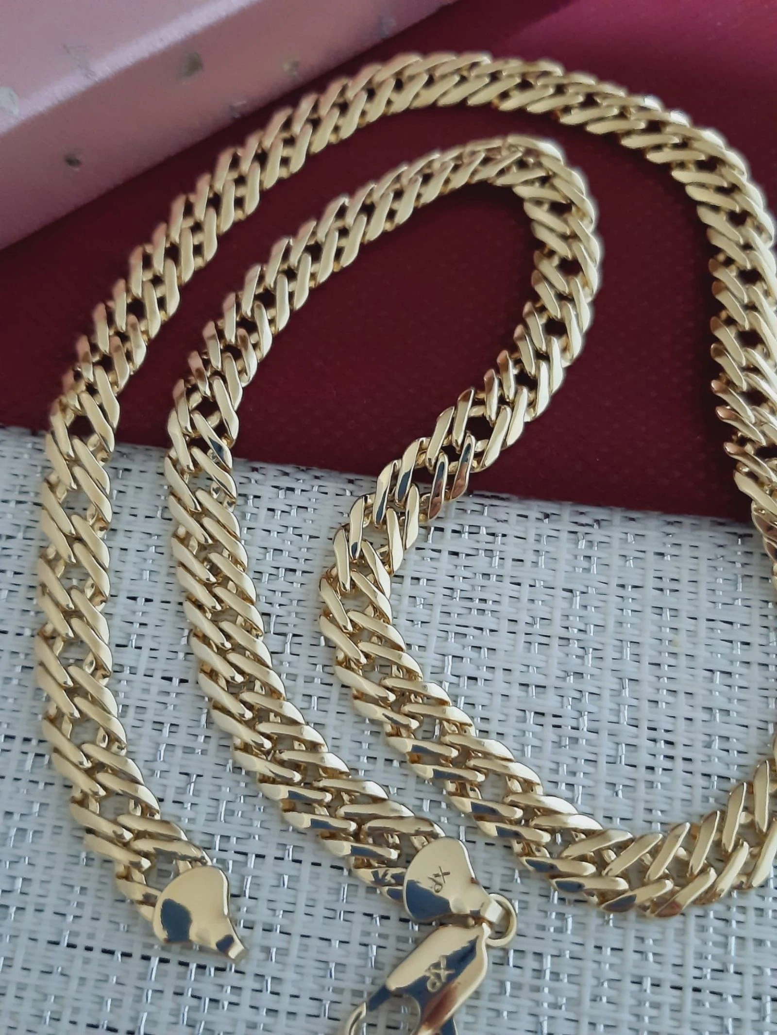 14k gold plated chain, 50cm – photo 3